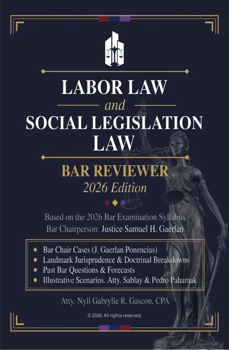 Labor Law and Social Legislation Bar Reviewer cover
