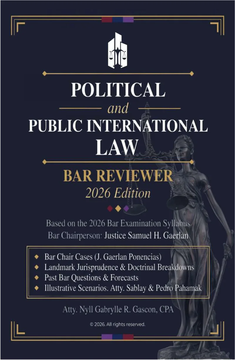 Political and Public International Law Bar Reviewer cover