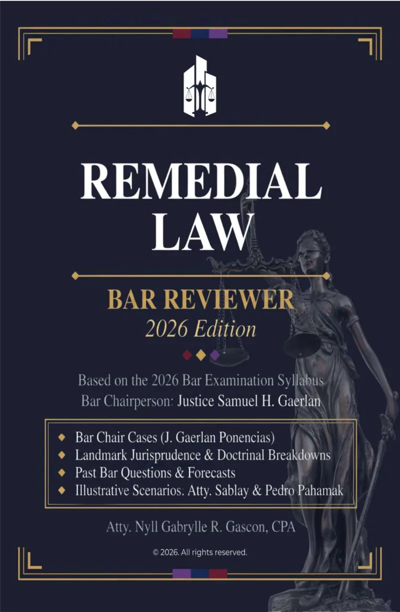 Remedial Law Bar Reviewer cover